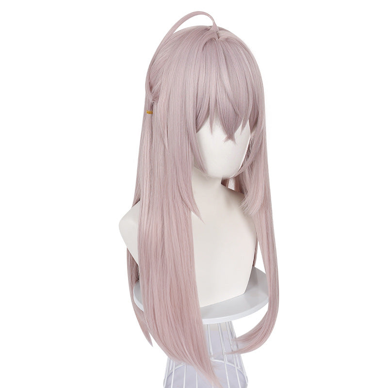 Classmate Clara Light Pink Long Hair Simulation Cos Wig