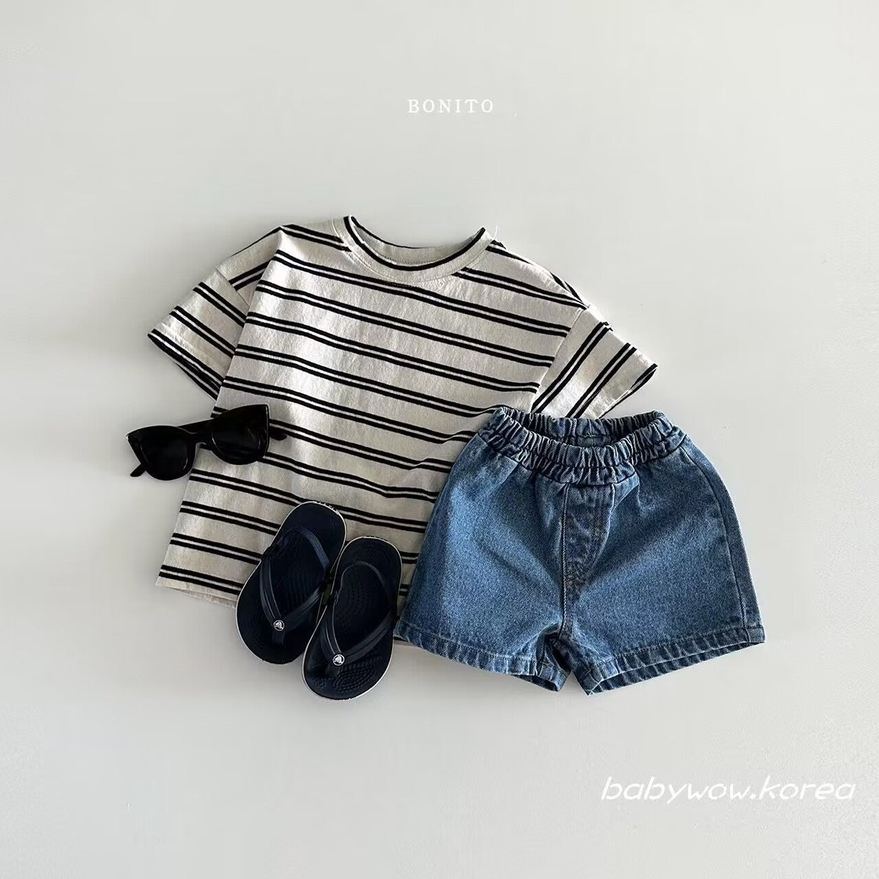 Women's & Men's Casual Denim Shorts Western Solid Color Pocket Children's Pants