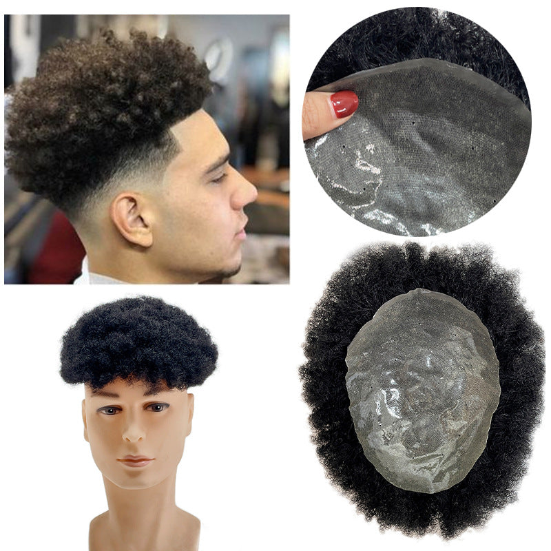 Men's Qu Hair Pack Piece Full Human Men's Wig