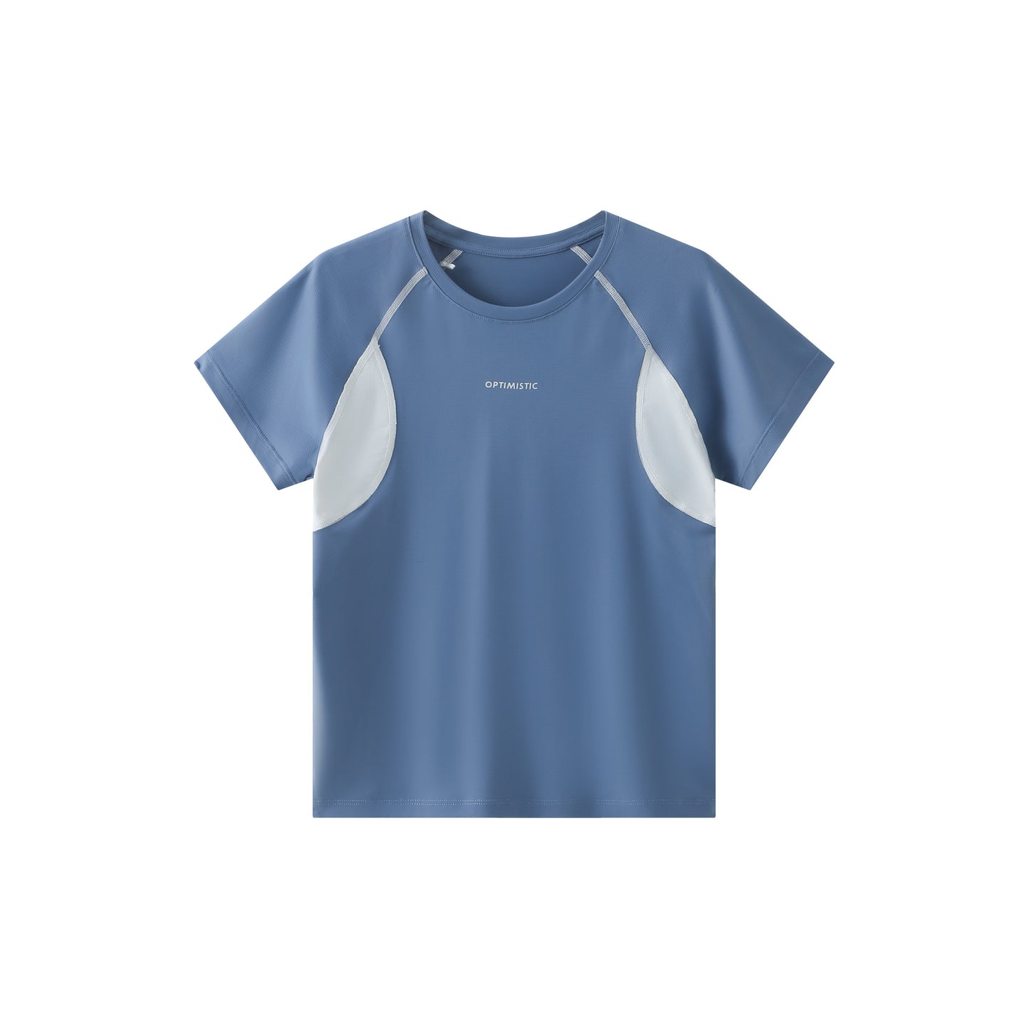 Summer Thin Breathable Class Sports Top Stitching Cool Sense Moisture Children's T-shirt
