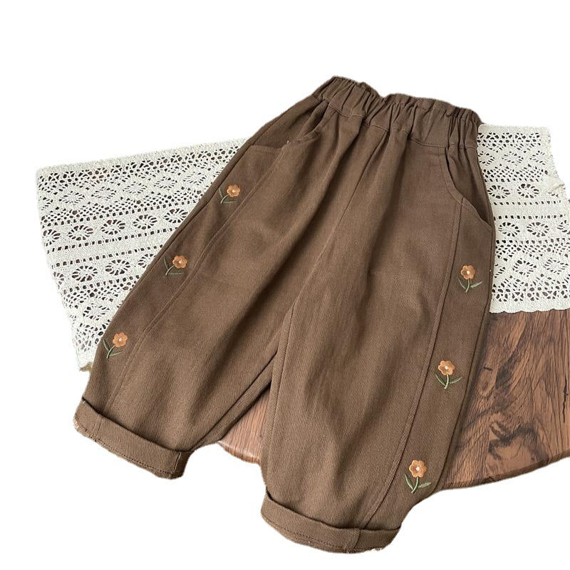 Children's Clothing Casual Western Style Personality Trendy Korean Children's Pants