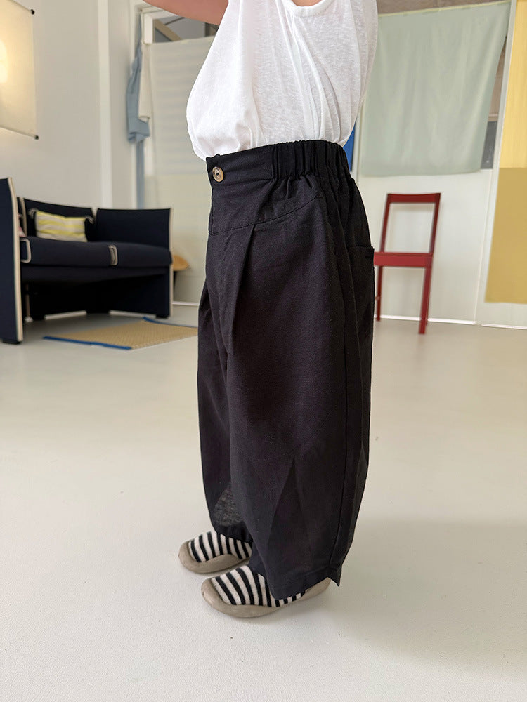 Children's Clothing Summer Korean Style Boys Imitation Children's Pants