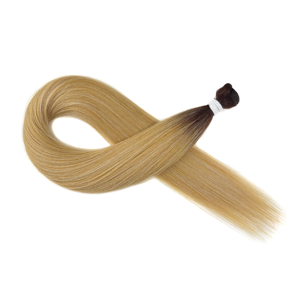 Classy Beautiful African Weft Hair Extension Long Straight Wig