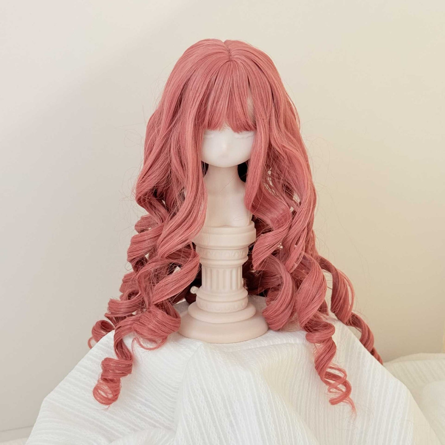 Little Soft Silk Warm Hair Color For Small Cos Wig