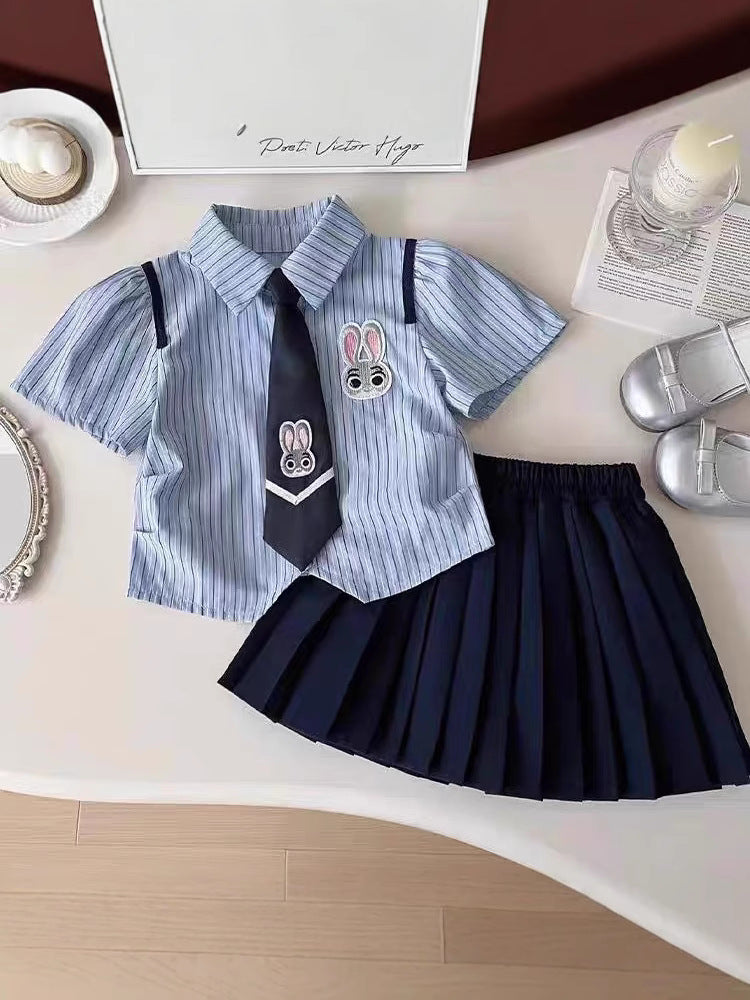 Children's Clothes Summer Dress Judy Skirt College Children's Suit