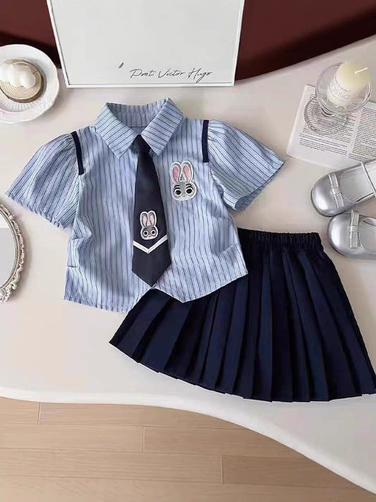 Children's Clothes Summer Dress Judy Skirt College Children's Suit