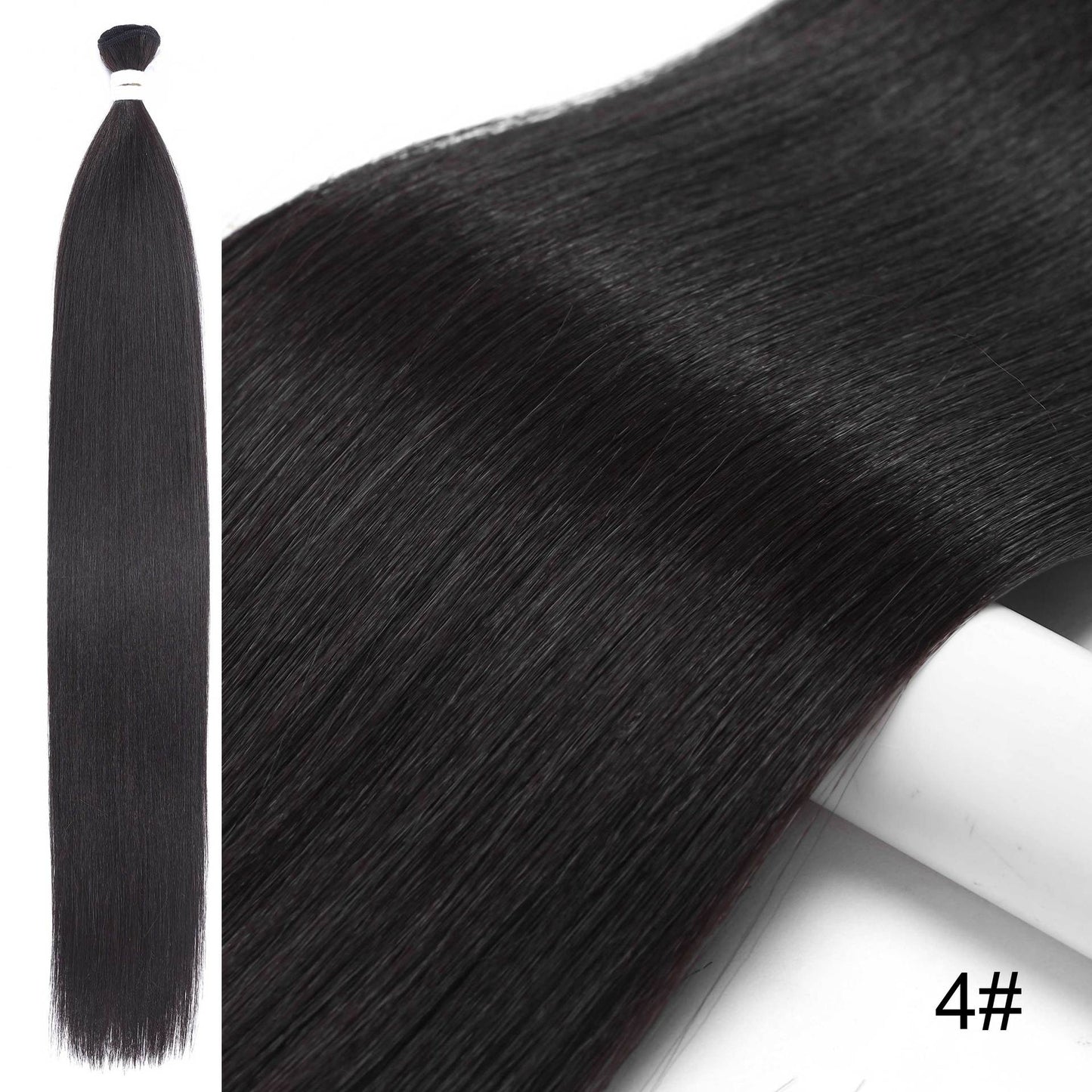 Fiber Extension Hair Weft Africa Band Long Straight Wig