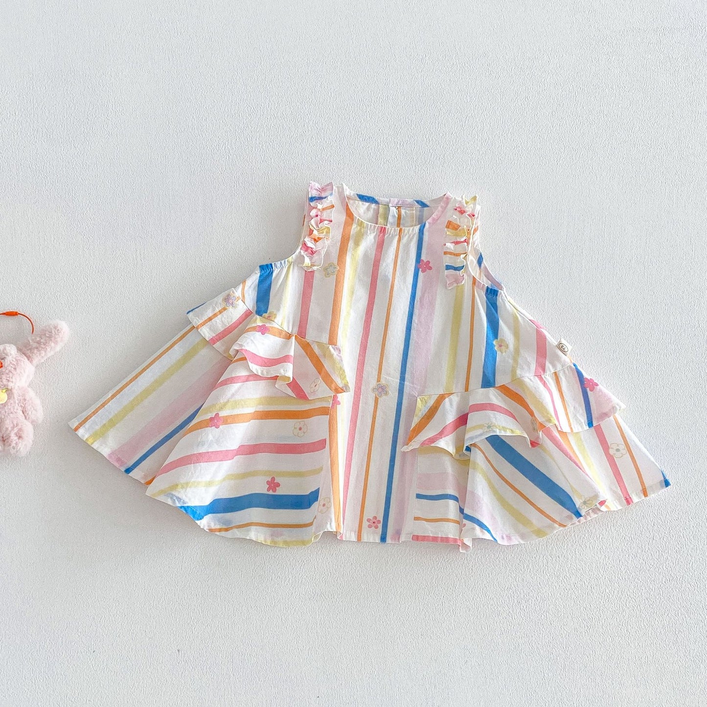 Children's Design Princess Summer Printed Rabbit Clothing Children's Dress