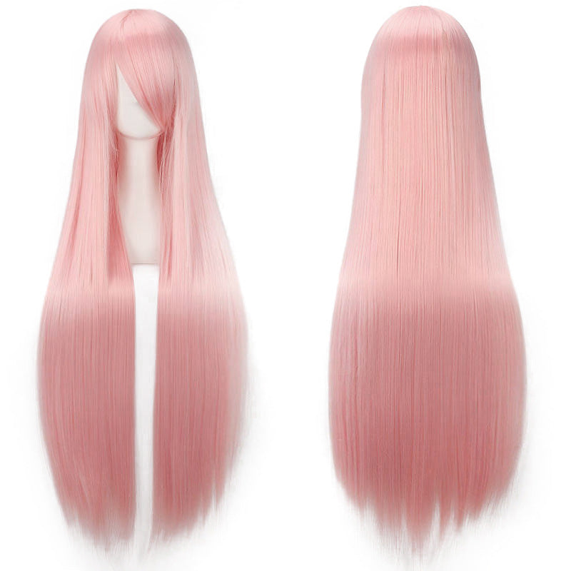 Classic Universal Color Hair Anime Fiber Long Straight Wig