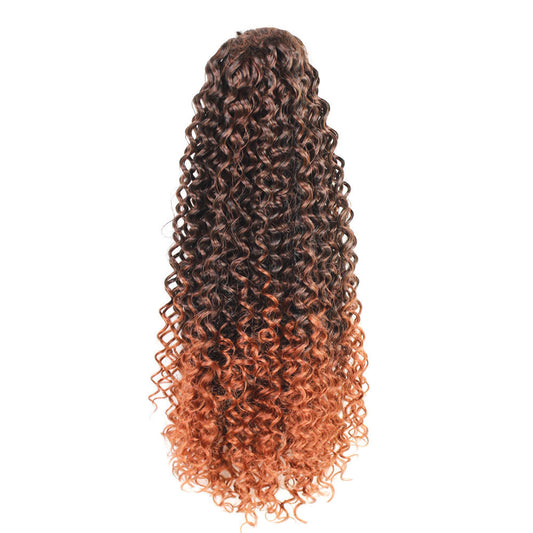 Hot Inch Chemical Fiber Small Roll Drawstring Wig Short Curly Hair