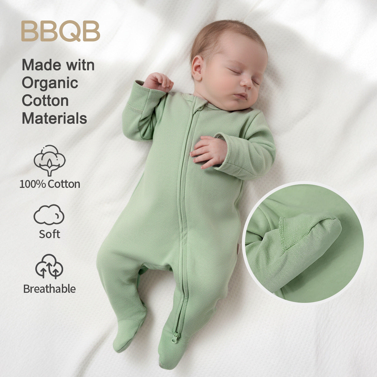 Male Female Rompers Cotton Long Sleeve Born Jumpsuit, Climbing Suit