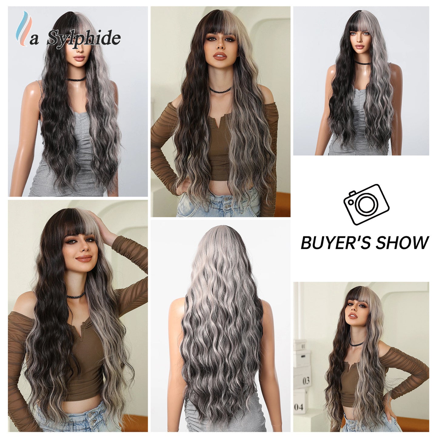 Women's Head Hair Light Luxury Overseas Warehouse Straight Halloween Wig Long Curls