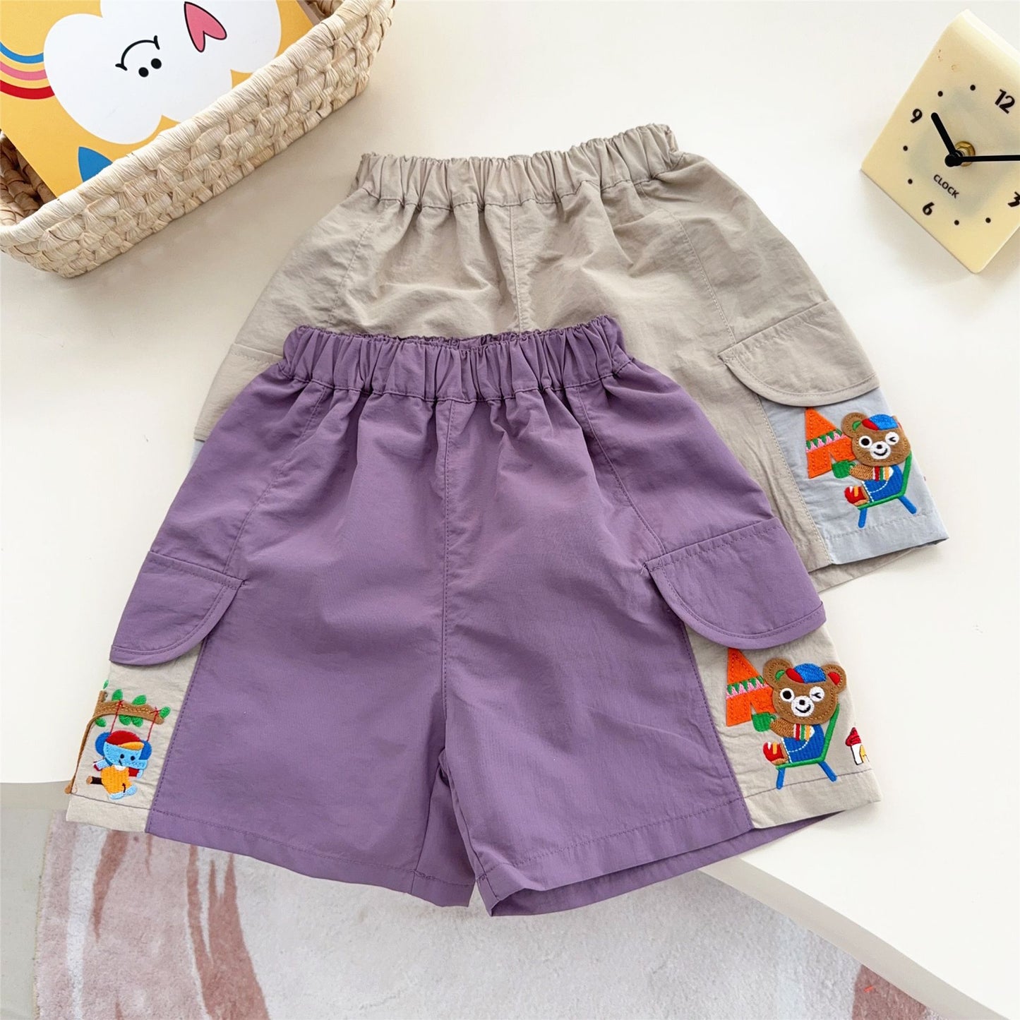 For Boys Summer Wear Class Play Five Points Short Children's Pants