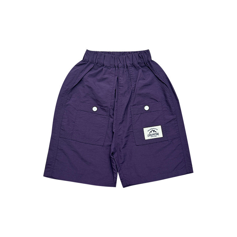 Children's Outdoor Shorts Summer Lightweight Breathable Versatile Children's Pants