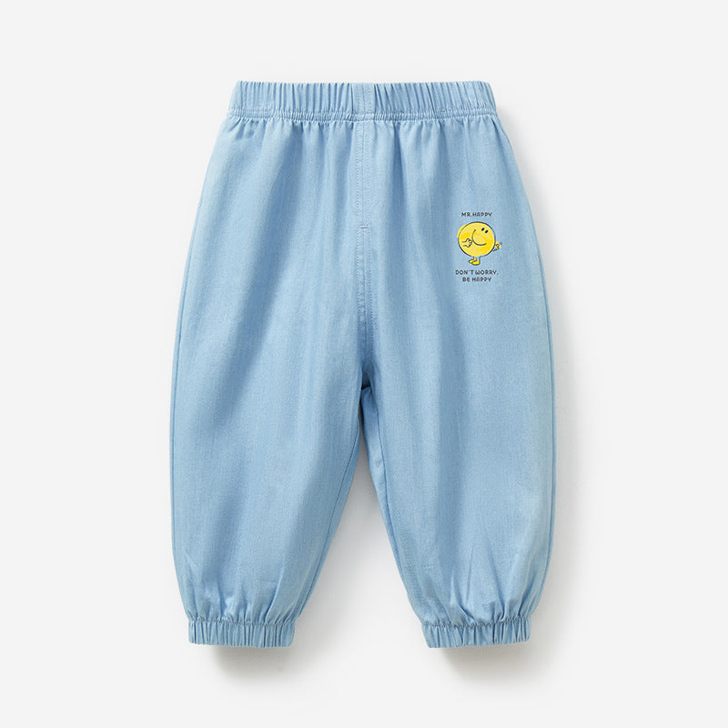 Children's Summer Thin Jeans Toddler Clothing Trousers Children's Pants