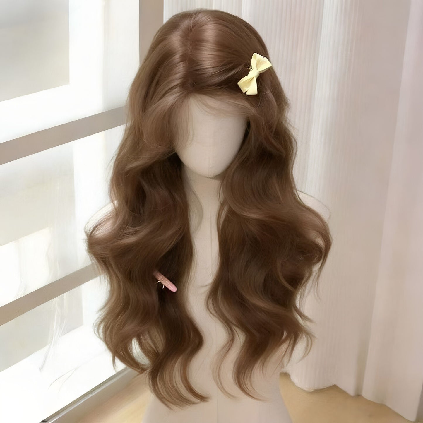 Sweetheart Kitten Coney Female Mid-length Curly Hair Daily Atmosphere Big Wig Long Curls