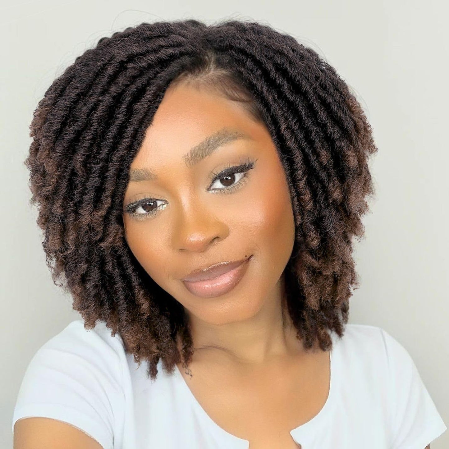 African Wigs With Small Curly Hair Dreadlocks Headgear Hollow Other Wig