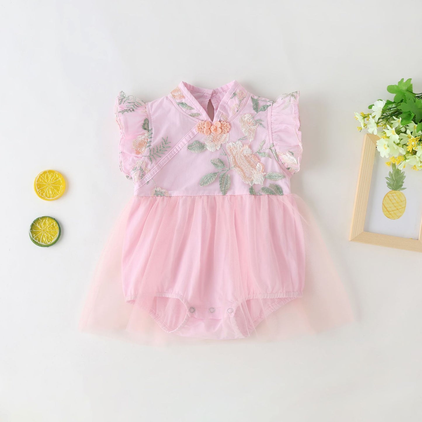 Children's Dress Autumn Jumpsuit Chinese Style Han Costume Skirt Jumpsuit, Climbing Suit