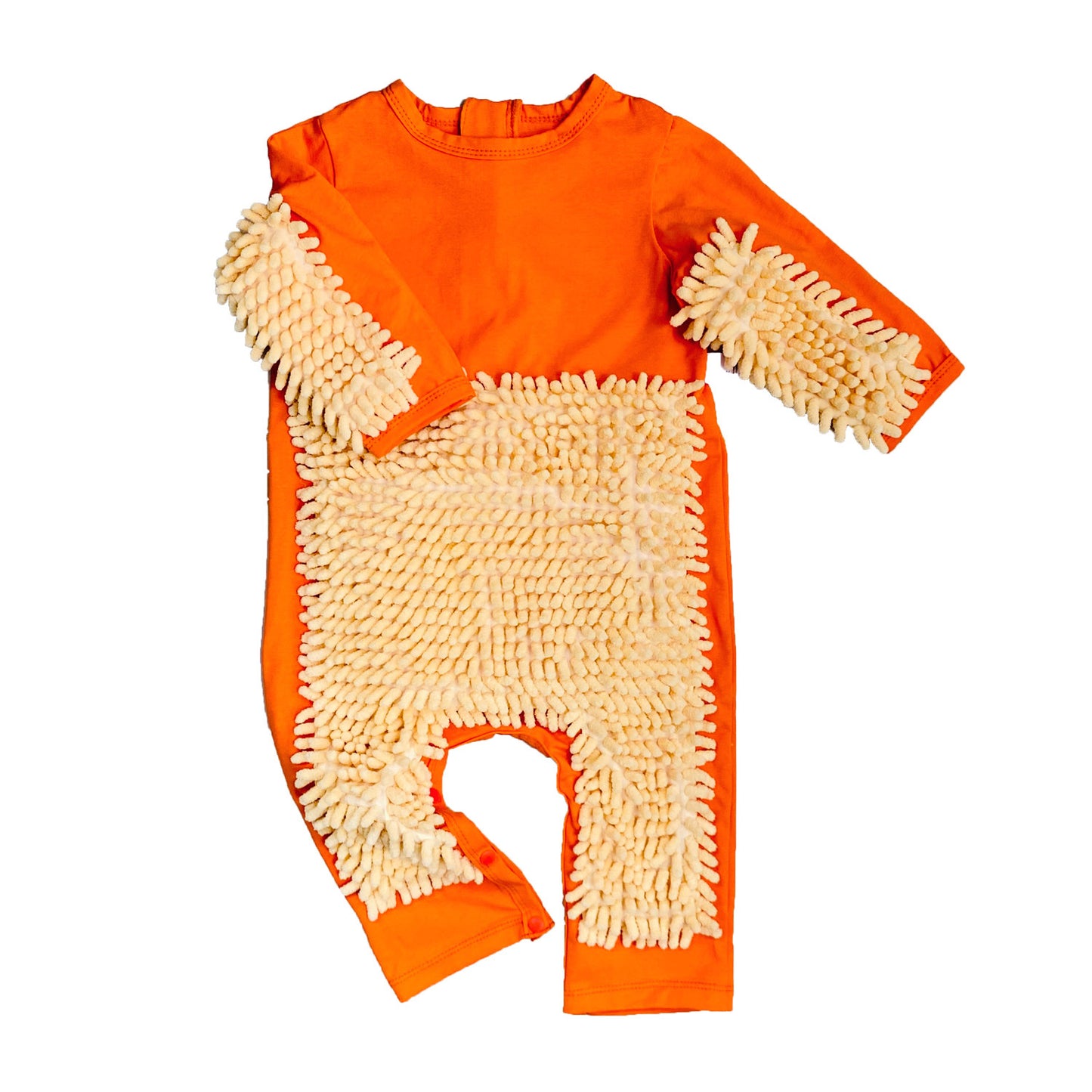 Mop Man Crawling Jumpsuit Zipper Overclothes Jumpsuit, Climbing Suit