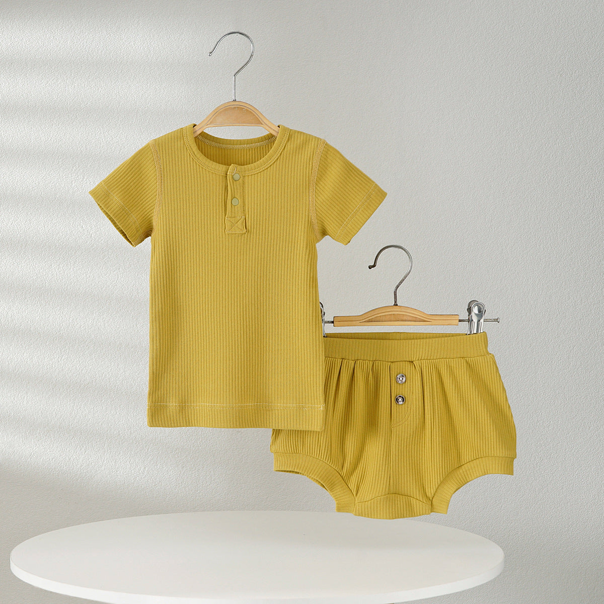 Sleeve T-shirt Shorts Sheath Pants Two-piece Breathable Pajamas Children's Suit
