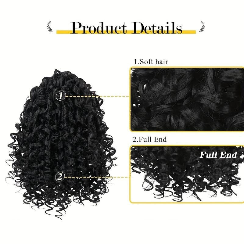 Charming Classy Cool Small Curly Generation Wig Ponytail