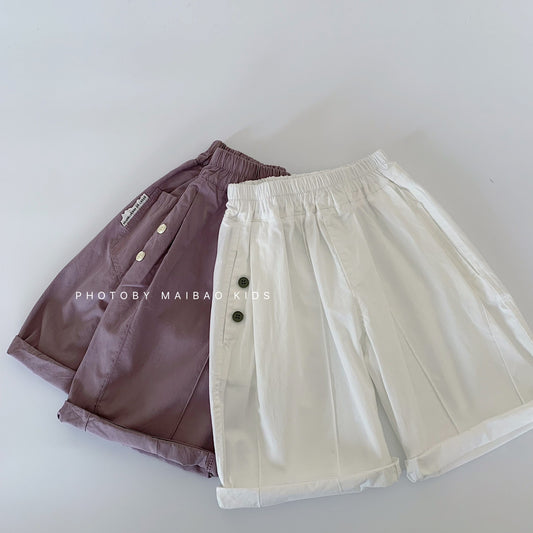 Children's Shorts Summer Korean Style Boys Pure Color Trendy Middle Children's Pants