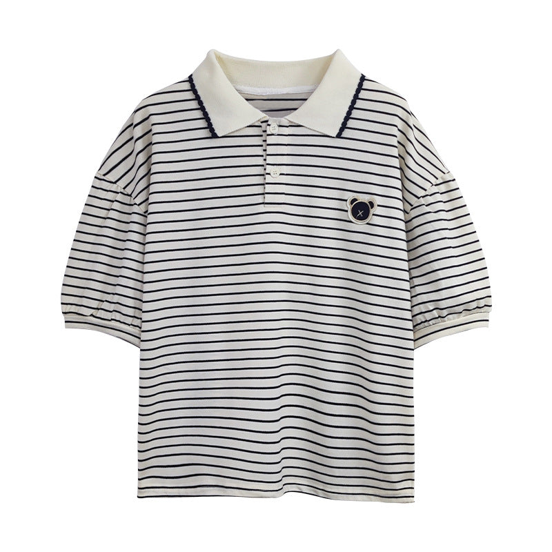 Children's Short-sleeved Summer Big Polo Casual Top Children's T-shirt