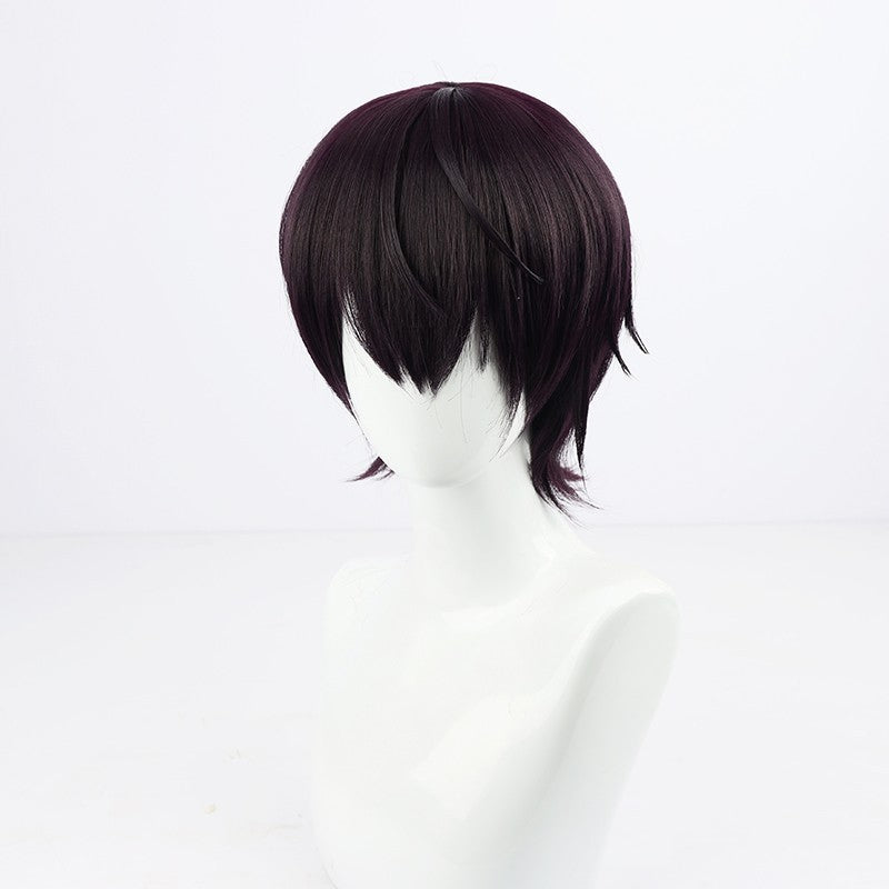 Man Rainbow Club Anchor Sword With Knife Also Simulation Scalp Cos Wig