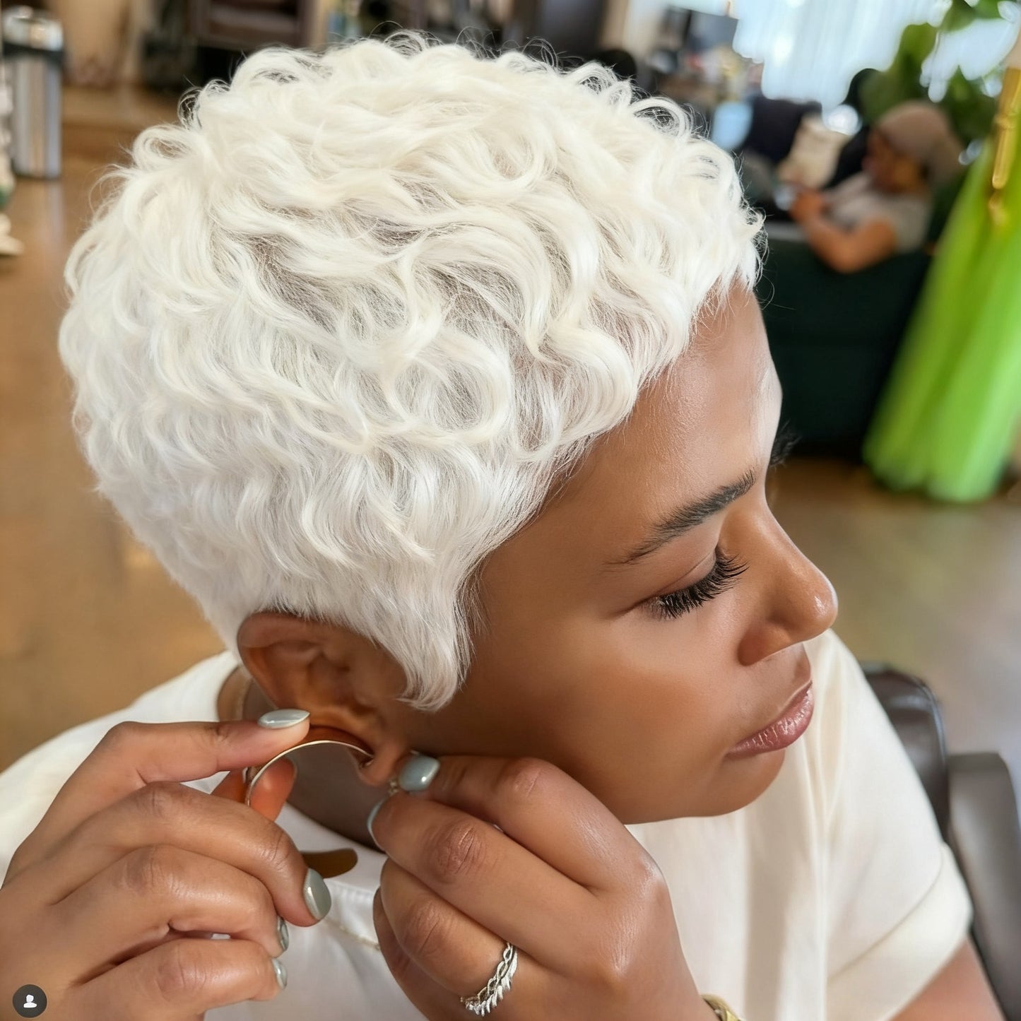 Casual New Comfortable Creative Human Set Real Hair Wig