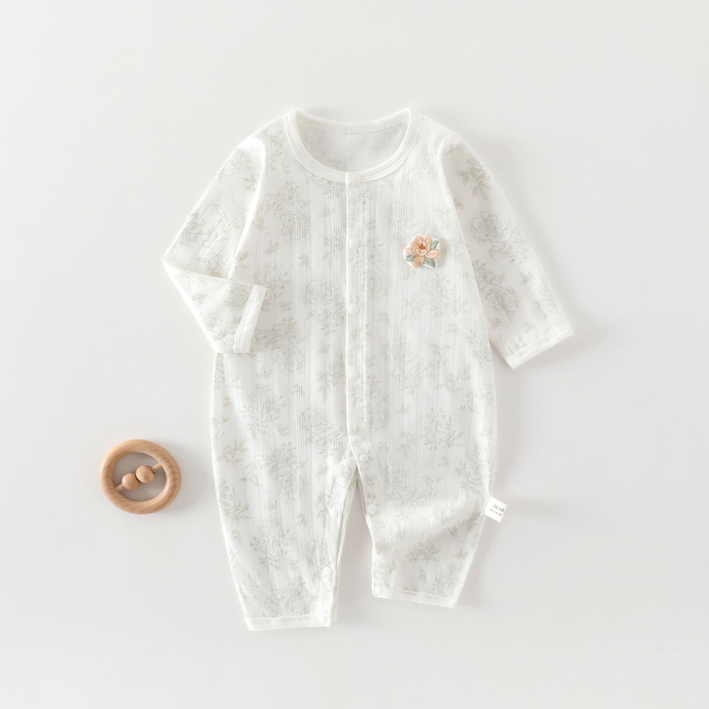 Jumpsuit Class Summer Thin Pure Cotton Closed Ha Born Jumpsuit, Climbing Suit