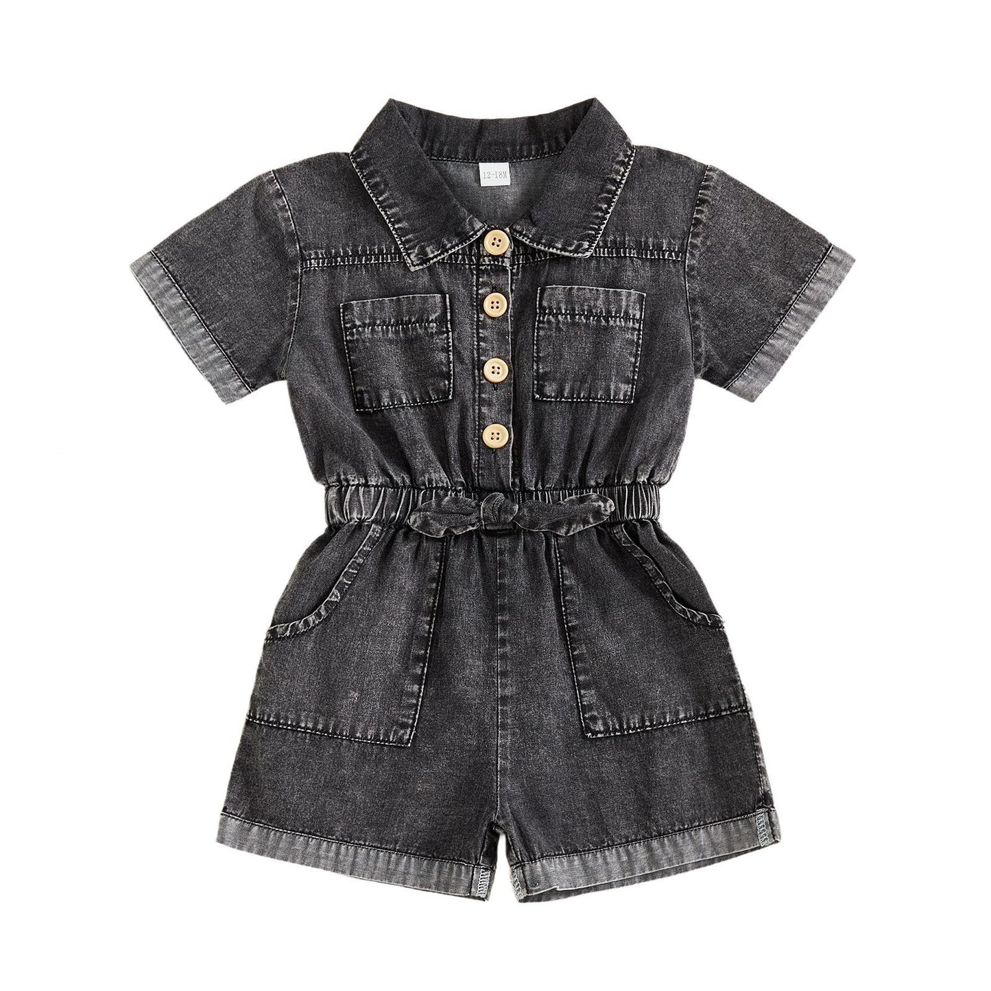 Jumpsuit Summer Fashion One-piece Shorts Solid Color Casual Jumpsuit, Climbing Suit