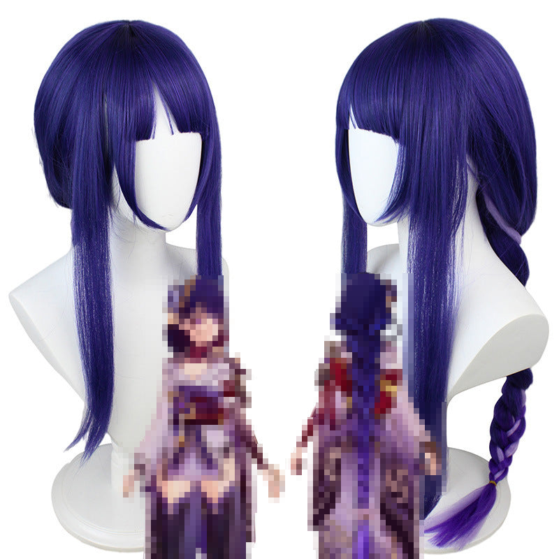 God Thunder General Silicone Simulation Scalp Light Headdress Cos Wig