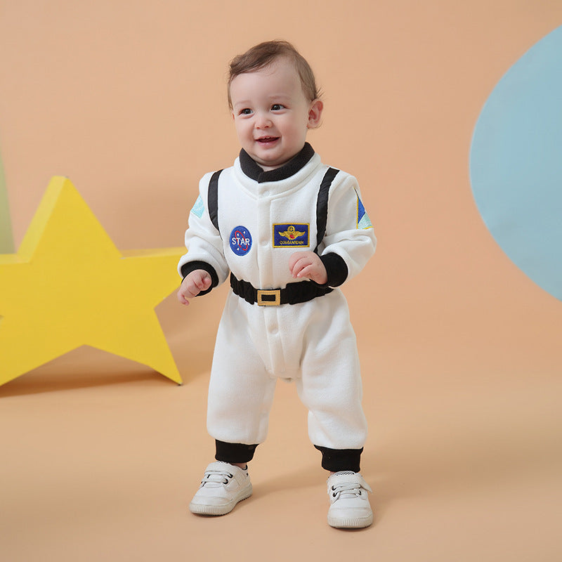 Men's Astronaut Clothing Space Long-sleeved Jumpsuit Holiday Star Jumpsuit, Climbing Suit