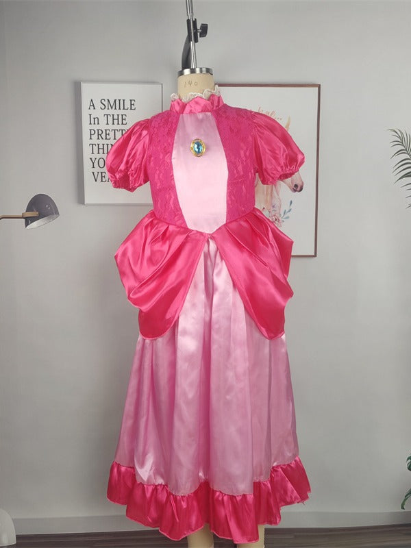 Children's Halloween Peach Princess Super Mario Clothing Children's Dress
