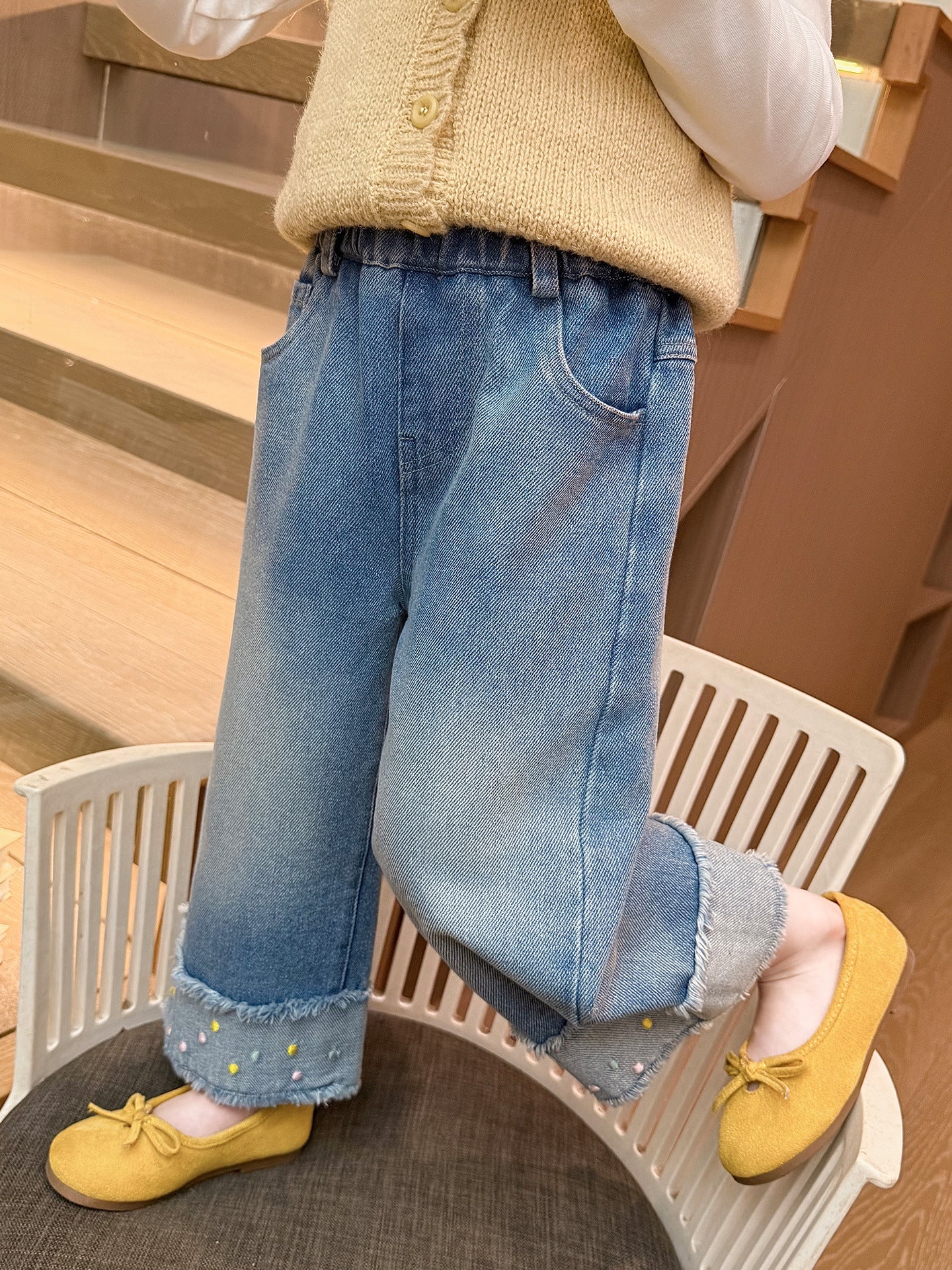 Children's Jeans Spring Clothes Outer Wear Children's Pants