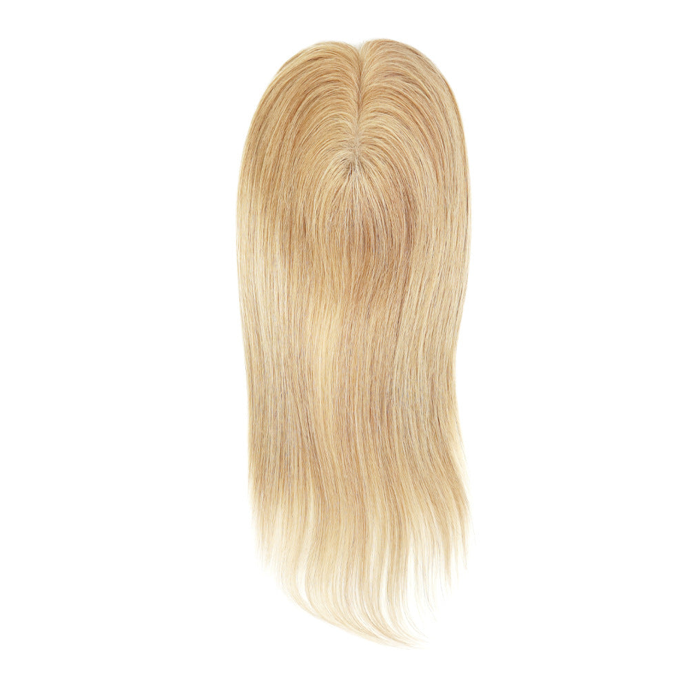 White Human Wigs Ladies Hair Piece Long Straight Wig