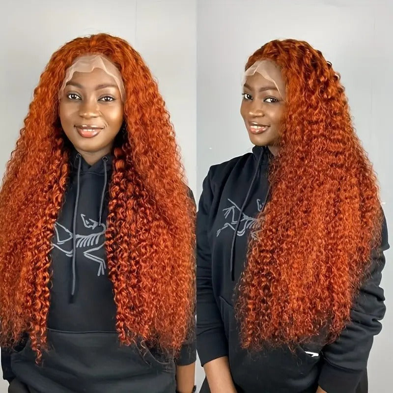 Women's Lace African Small Volume Curly Hair Wig Long Curls