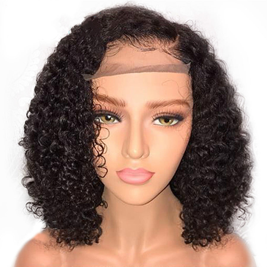 Women's African Small High Temperature Synthetic Wigs Wig Short Curly Hair