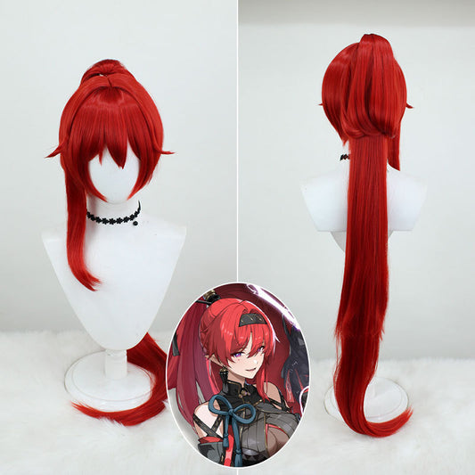 Lin Simulation Scalp Top Tiger Mouth Cos Wig