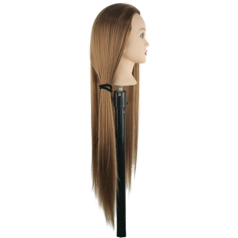 Model Head Braided Hair Practice Mannequin Hairdressing Cutting Other Wig