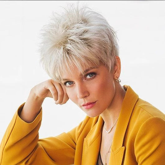 Popular Attractive Pretty Fashion Short Hair Wig Long Curls