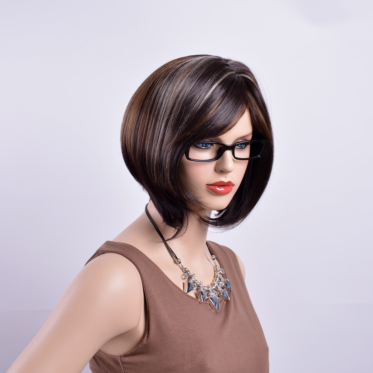 Pretty Casual Women's Fiber Synthetic Wigs Wig Short Curly Hair