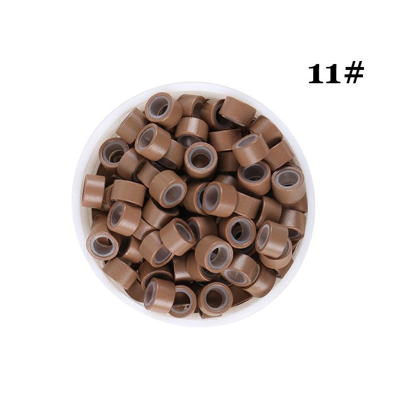 Hair Extension Ring Aluminum Silicone Buckle Tools Other Wig
