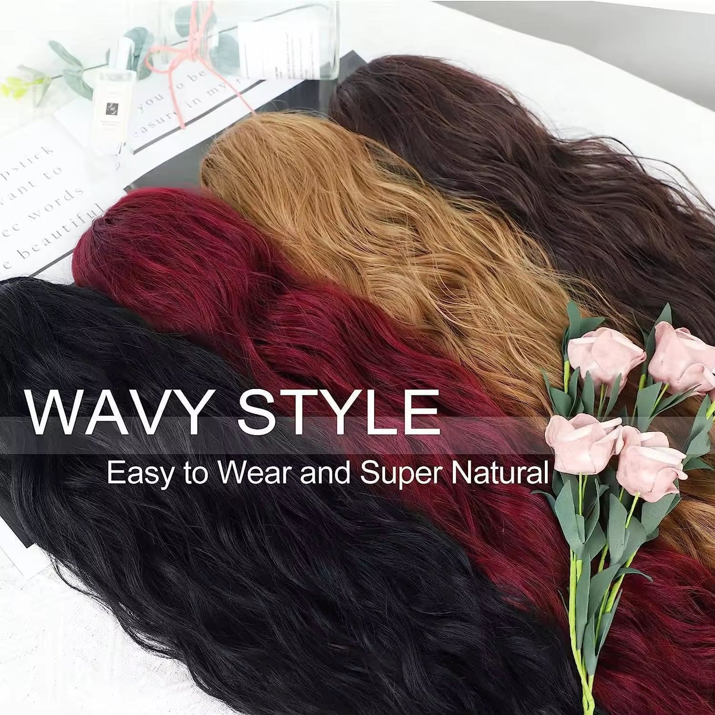 Women's Corn Curler Fluffy Drawstring Horse Tail Wig Ponytail