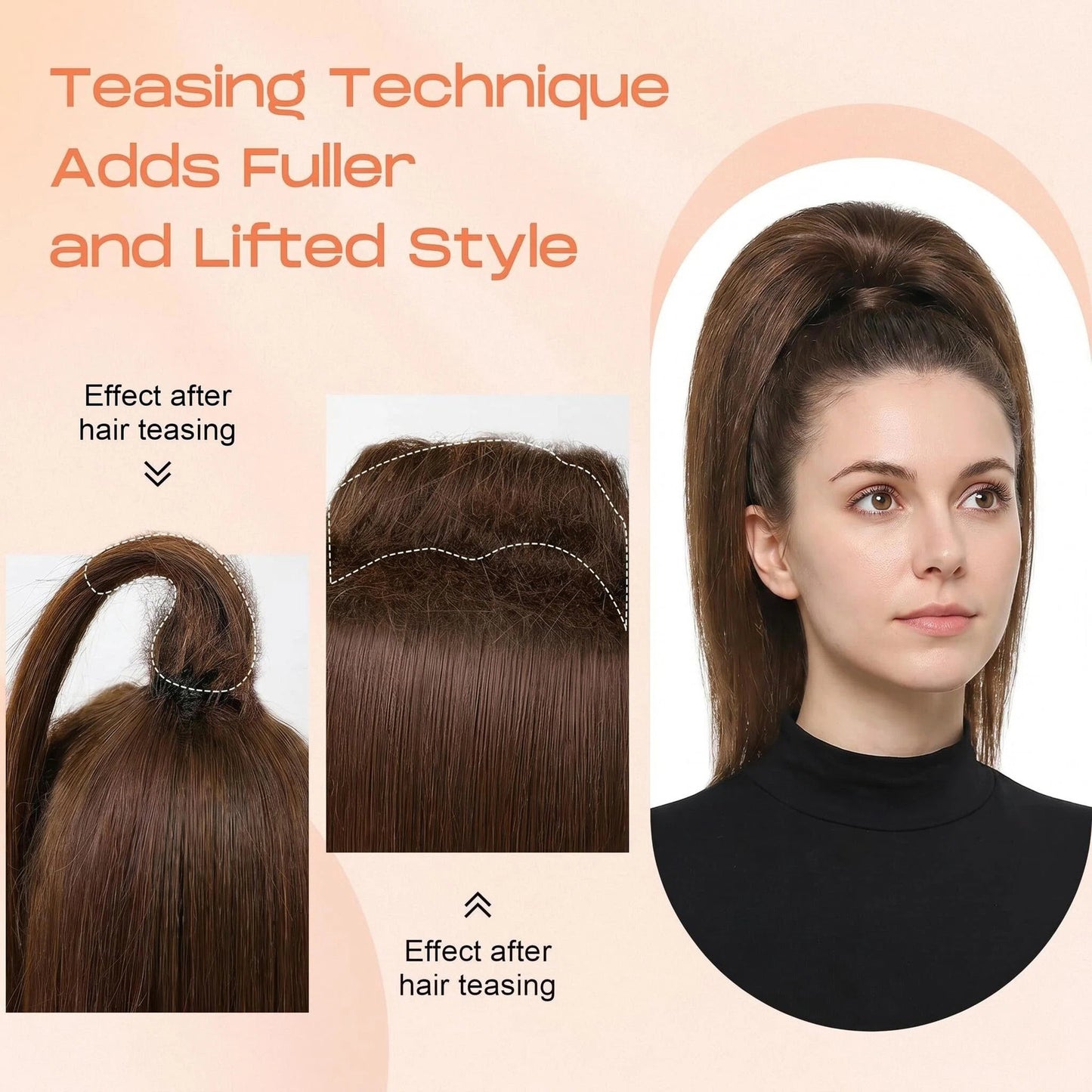 Versatile Drawstring Female Long Straight Hair Wig Ponytail