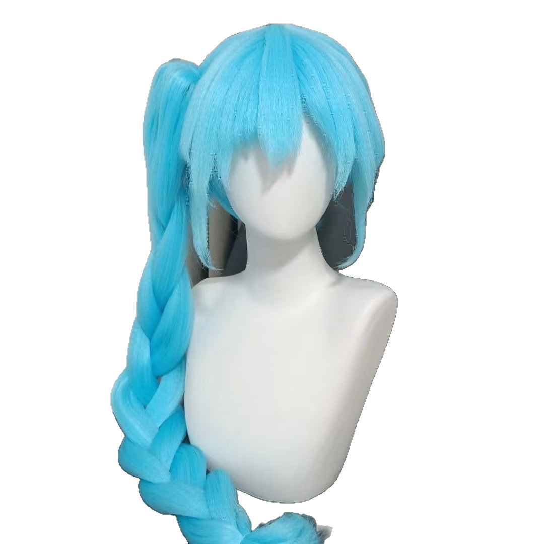 Graceful Creative Lake Blue Future Anime Cos Wig