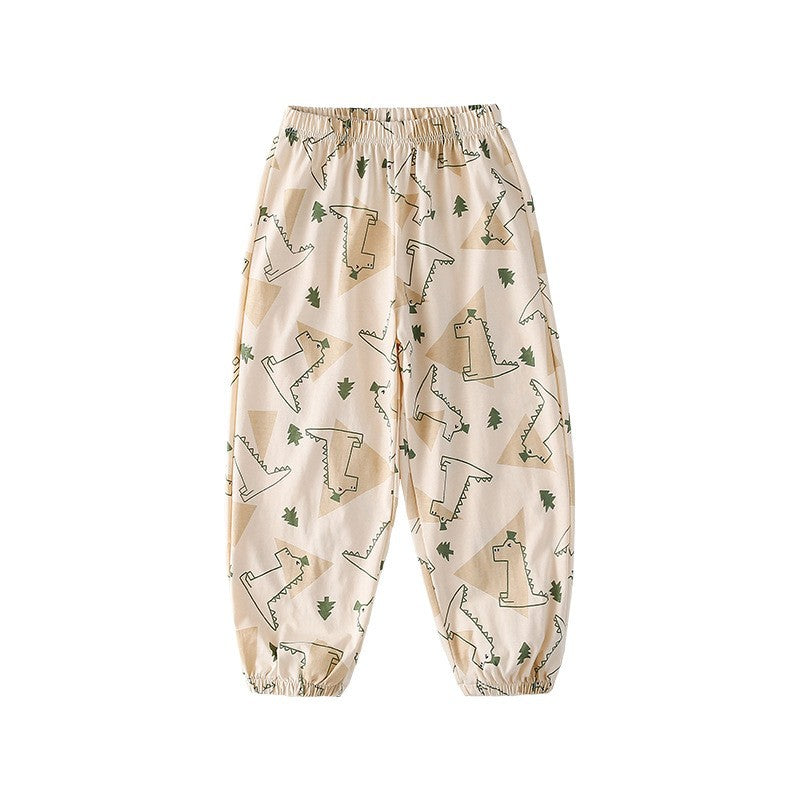 Children's Three Cotton Hall Clothing Summer Casual Children's Pants