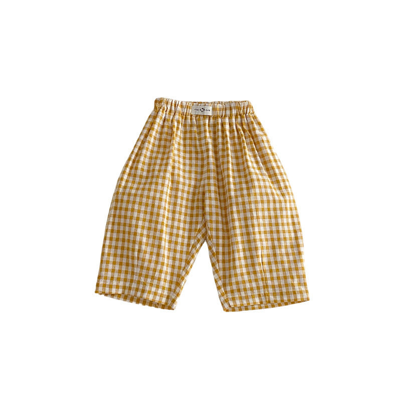 Children's Labeling Casual Spring Boys Fashion Korean Children's Pants