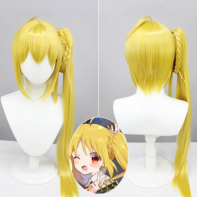 Lonely Rock Cool Yu Teng Yi Li Side Braid Fiber Cos Wig