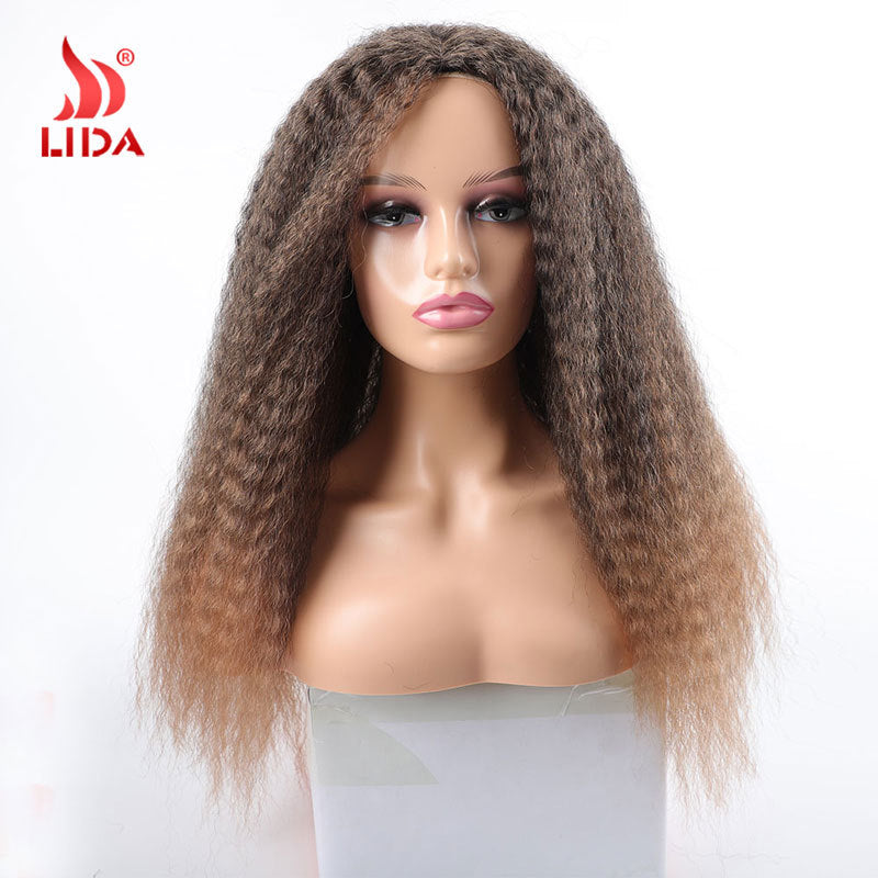 Chemical Fiber Mechanism Headgear Mid-length Curly Wig Long Curls